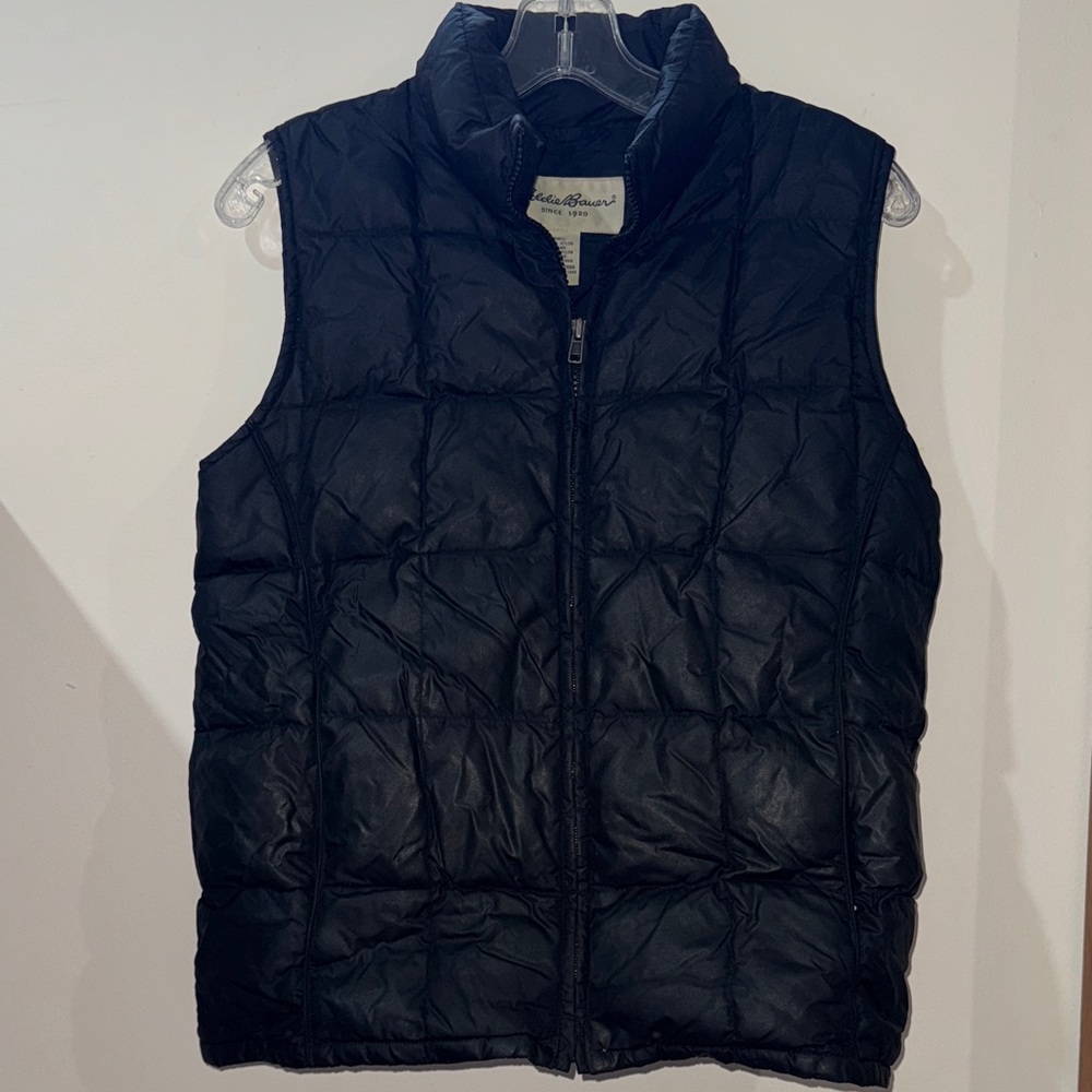 Eddie Bauer Black Down Vest